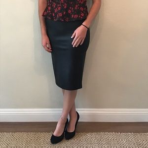Black snake skin BB Dakota small skirt